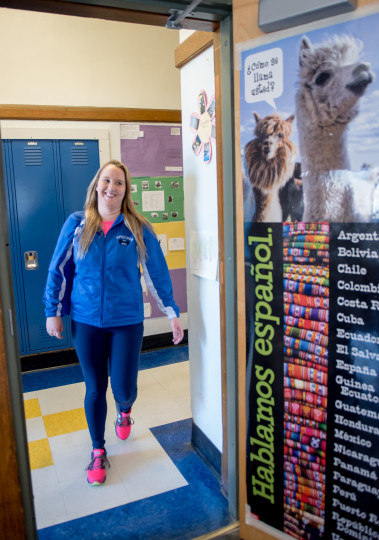 Emily Poultney entering class