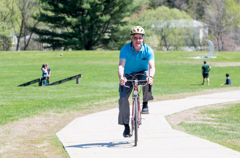 sean on bike