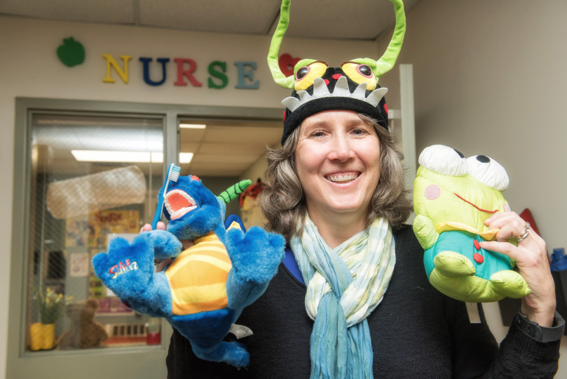 Jen Parent with her hats