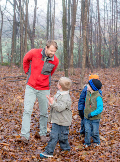 Josh Martin in Forest smaller group