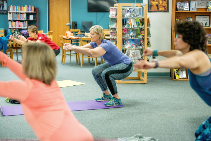 Laurie Wilcox squats