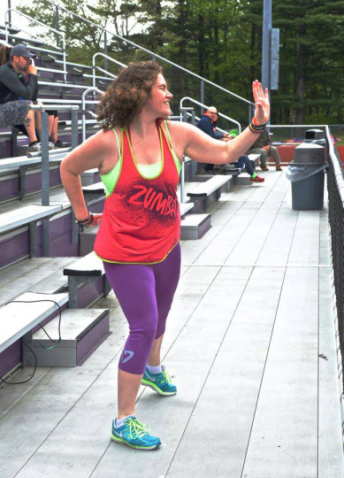 Maribeth zumba on risers v2