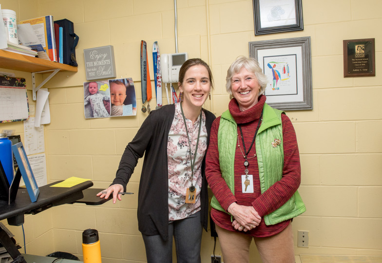 Shirley with principal Ashley Gray v2