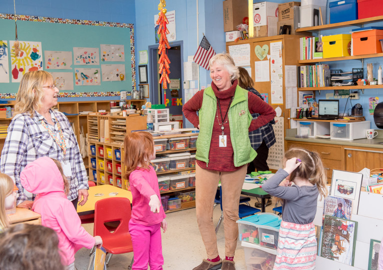 Shirley in classroom